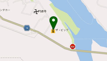 ザ・ビッグ北島店の地図画像