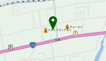 ダイソーキョーエイ石井店の地図画像