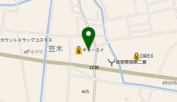 ダイソーキョーエイ笠木店の地図画像