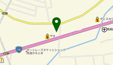 ダイソー徳島鴨島店の地図画像