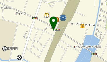 ダイソー徳島城東店の地図画像