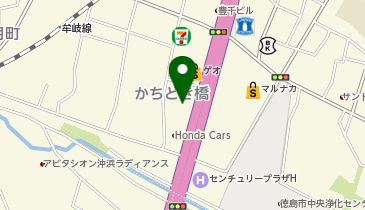 auショップ沖浜の地図画像