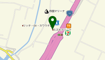 阿波スズキ販売スズキアリーナ川内の地図画像