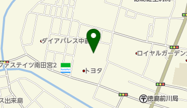 ジャガー徳島の地図画像