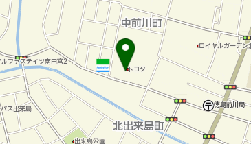 徳島トヨタ自動車オートモール徳島の地図画像