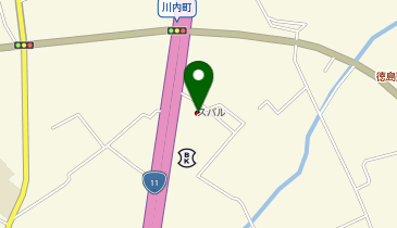 スバル中四国川内店の地図画像