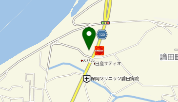 阿波スズキ販売スズキアリーナ徳島論田の地図画像