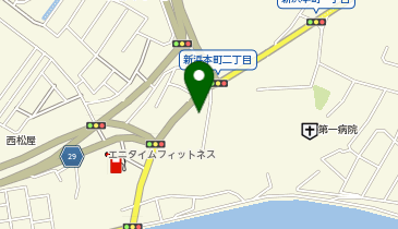 車検のコバック新浜店の地図画像