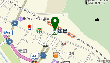 サイゼリヤ徳島駅クレメントプラザ店の地図画像