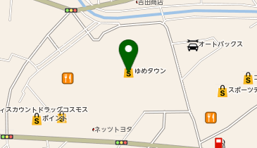 牛角焼肉食堂ゆめタウン徳島店の地図画像