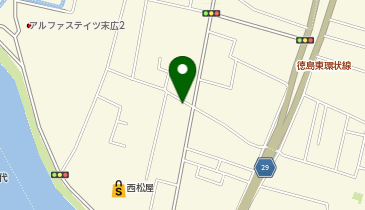中華そば末広の地図画像