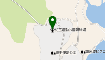 蛇王運動公園野球場の地図画像