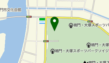 徳島県鳴門総合運動公園体育館の地図画像