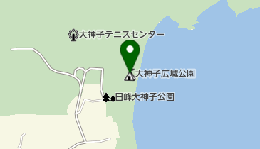 日峯大神子広域公園の地図画像