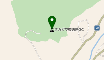 タカガワ東徳島ゴルフ倶楽部の地図画像
