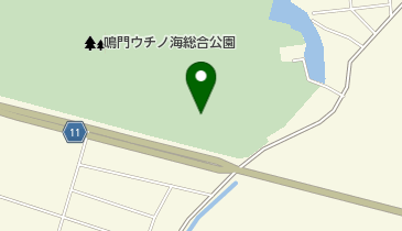 鳴門ウチノ海総合公園多目的コートの地図画像