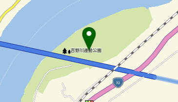 三好市吉野川運動公園野球場の地図画像