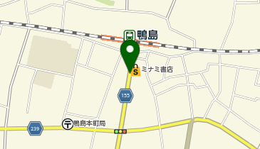 鴨島阿波おどりの地図画像