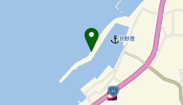 折野港の地図画像