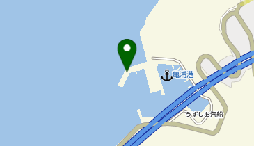 亀浦港の地図画像