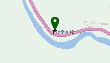 宇奈為神社の地図画像
