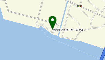 徳島港の地図画像