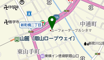 アニメイト徳島の地図画像