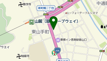 ライザップ徳島店の地図画像