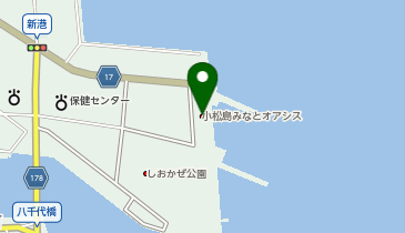 小松島みなとオアシスの地図画像