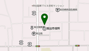 坂出市役所の地図画像