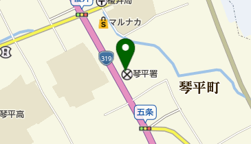 琴平警察署」(仲多度郡琴平町-警察署/交番-〒766-0003)の地図