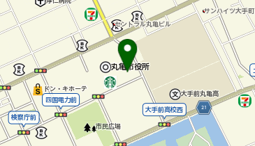 丸亀税務署の地図画像