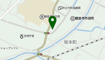 三観広域行政組合消防本部の地図画像