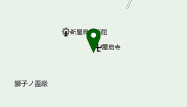 屋島寺宝物館の地図画像