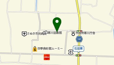 さぬき市細川林谷記念館の地図画像