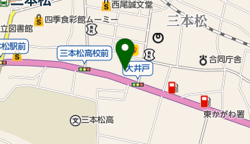 ベルコシティホール三本松の地図画像
