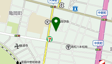 徳島新聞社高松支社の地図画像