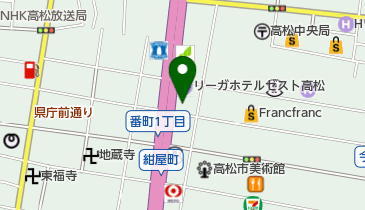 (株)デイリースポーツ四国本部の地図画像