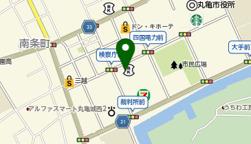高松信用金庫丸亀支店の地図画像