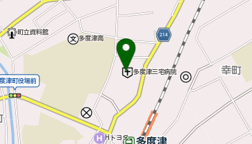多度津三宅病院の地図画像