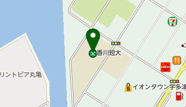 私立香川短期大学の地図画像