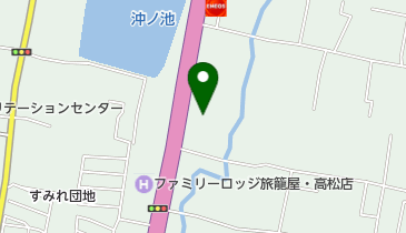 穴吹工科カレッジの地図画像