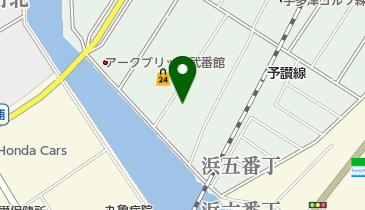 四国医療専門学校の地図画像