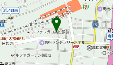 穴吹デザインカレッジの地図画像