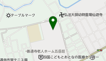 四国こどもとおとなの医療センター附属善通寺看護学校の地図画像