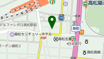 穴吹パティシエ福祉カレッジの地図画像