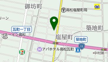 穴吹動物看護カレッジの地図画像