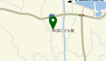 土庄町立大部こども園の地図画像