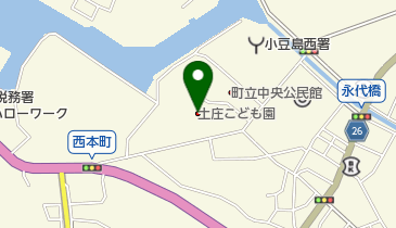 土庄町立土庄こども園の地図画像