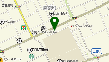 一進学館丸亀本校の地図画像